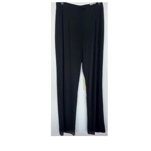 NWT Chico’s Women’s Size 1 (US Size 8) Black Pull On Straight Classic Rise Pants